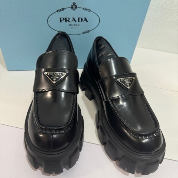 Prada Women’s Black Loafers - Picture 1 of 4